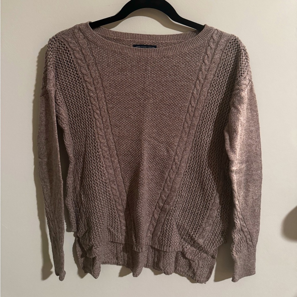 American Eagle, brown sweater